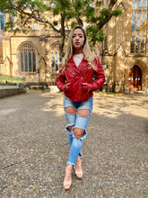 HAARLEM Women KOZA 11150 Leather Jacket Red